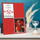 Search for 50th birthday plaques 50 and fabulous