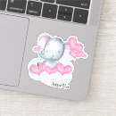 Search for decorated elephant stickers For kids