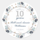 Search for 10 year anniversary stickers 10th