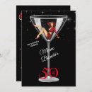 Search for girl 50th birthday invitations 50 years old