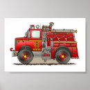 Recherche de fire truck posters Fireman