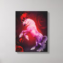 Recherche de cheval rouge art Licorne