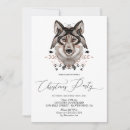 Search for wolf invitations Pastel