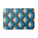 Search for blue brown bath mats Geometric