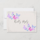 Search for butterflies rsvp cards Kindly reply