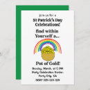 Search for pot of gold invitations Rainbow