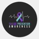 Search for suicide awareness ribbon stickers Anxiety