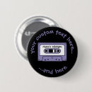 Search for cassette tape buttons Vintage