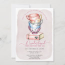 Search for stacked tea cups invitations Watercolor