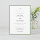 Search for sage green wedding invitations Classic