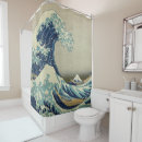 Search for famous art shower curtains Hokusai