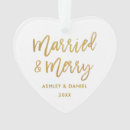 Search for gold heart ornaments Couple