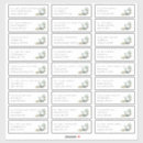 Search for clear wedding stickers Elegant