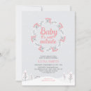 Search for grey baby girl shower invitations Pink and grey