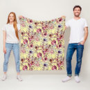 Search for pink watercolor fleece blankets Nature