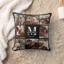 Search for black and white grid pillows Multi photo collage