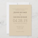 Search for tan wedding invitations Modern