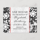 Recherche de motif floral noir blanc invitations Rétro