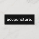 Search for acupuncture business cards Medicine