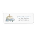Search for white pumpkin return address labels Autumn