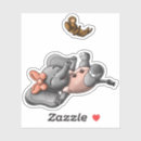 Search for cartoon elephant stickers Girl