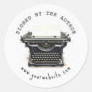 Search for antique typewriter stickers Author