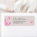 Search for butterflys return address labels Bride