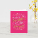 Search for daughter christmas cards Typography