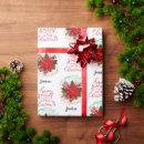 Search for poinsettia wrapping paper Merry christmas