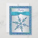 Search for silver snowflakes rsvp cards Teal