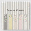 Search for cute llama coasters Cartoon