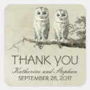 Search for owl wedding stickers Rustic