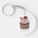 Search for cute strawberry keychains Cupcake