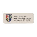 Search for wizard return address labels Slytherin