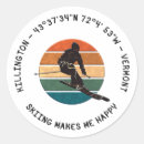Search for sporting goods stickers Winter sport