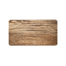 Search for wood background return address labels Brown
