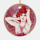 Search for art nouveau christmas decor Alphonse mucha