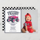 Search for pink race car invitations Truck