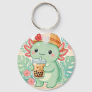 Search for green tea keychains Boba