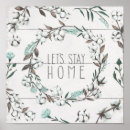Search for lets stay home posters Grey