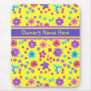 Search for yellow flower mousepads Orange