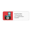 Search for camera return address labels Retro