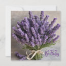 Search for lavender birthday cards Purple flowers