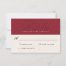 Recherche de rouge et ivoire invitations Couple