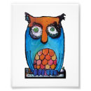 Recherche de yeux de hibou posters Bleu