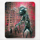 Search for aliens creatures mousepads Ufo