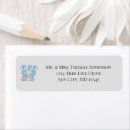Search for 1st birthday return address labels Baby boy