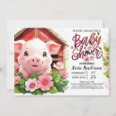 Search for baby pig invitations Floral