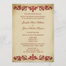 Search for cream burgundy wedding invitations Vintage
