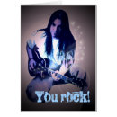 Recherche de rockin vœux cartes Guitare